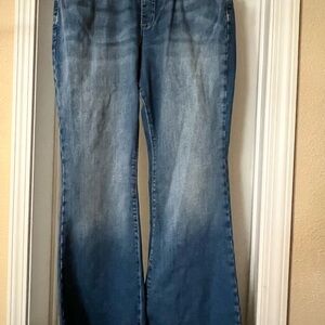 We The Free Blue Flare & Wide Leg Jeans